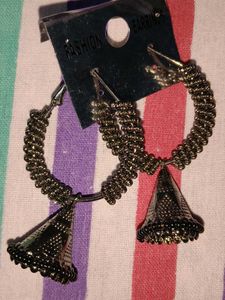 Boho Hoop Bell Earrings