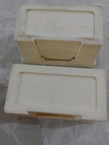Set of 2 Vintage Multi purpose Storage Boxes