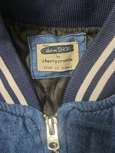 Kids Denim Bomber Jacket