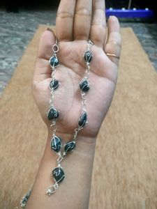 Elegant Stone Necklace Bracelet &amp; Earring Set