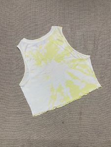 Trendy Tie-Dye Cropped Tank Top