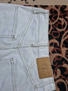 Bootcut/Bell Bottom Denim Jeans White