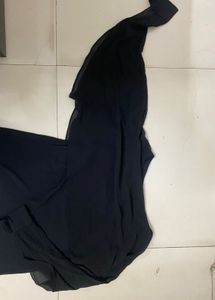 Elegant Black Georgette top