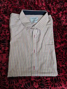 NEW PLUS SIZE Men's Checkered Formal Shirt