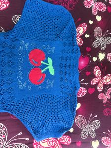 Cute Cherry Crochet Top