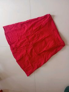 Vibrant Red Sleeveless Kurta