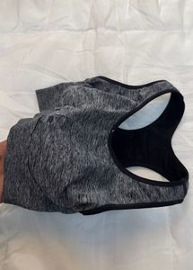 Comfortable Grey and black Sports Bra
