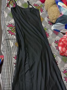 slit long dress