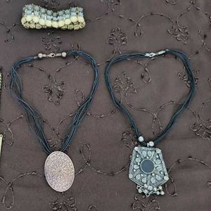 Metallic Statement Necklaces