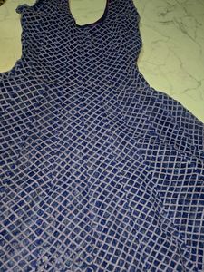 Elegant Blue Printed Kurta usd