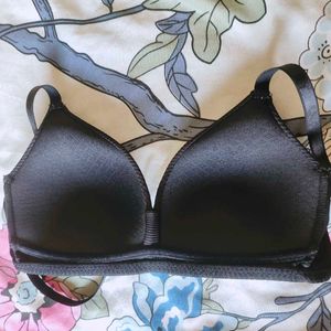 COMBO- SAVANA Black and Beige Ribbed Bra