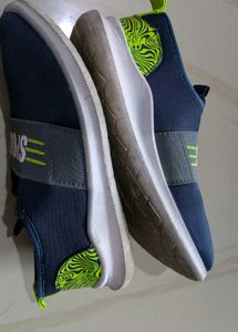 Blue Sports Slip-On Shoes