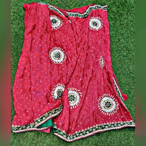 New Bride Red Saree