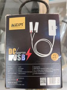 KDM 3.4A DC Adapter USB Charger