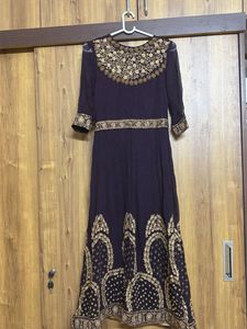 Embroidered Anarkali Gown