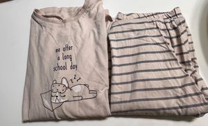 DE-FACTO Cute Pajama Set - Dog Graphic