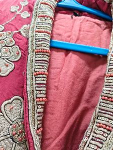 handwork heavy palazzo suit
