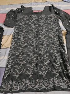 Embroidery Bandhni Dress