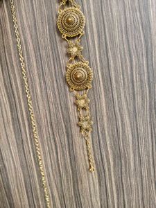 Boho Style Waist Chain with Floral Accents