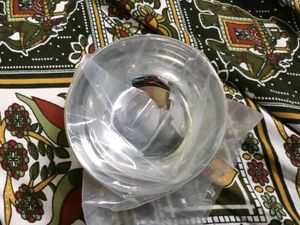 Brass coated Thali Set with Katoris &amp; Glass