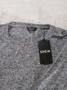 SHEIN Gray Knit Tee - New with Tags