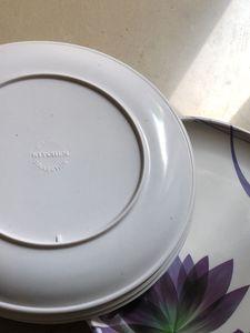 Floral Design Dinner Plates Set