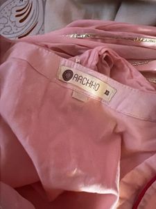 Elegant Pink Anarkali Kurta Set