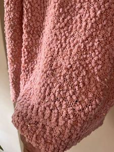 Veromoda Pink Textured Knit Sweater