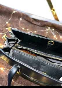 Coach Black Snake Trim Tote Bag