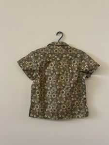 Floral Print Short Sleeve Shirt