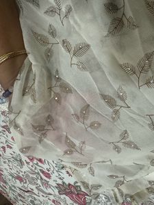 Pure chiffon saree(Unused)-Steal deal