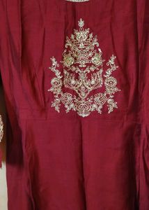 Maybell Kurta Maroon Colour