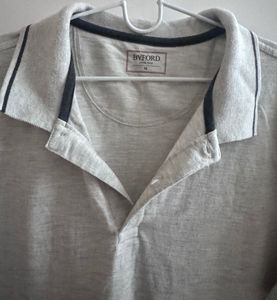 Byford - Oat Melange Regular Polo Fit