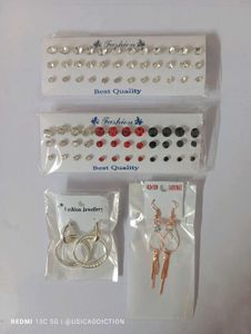 Western Earring Combo + Diamond Studs