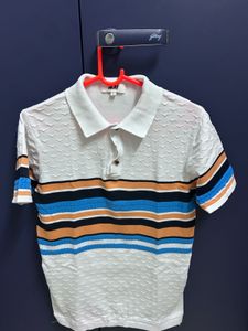 H&M Striped Polo T-Shirt