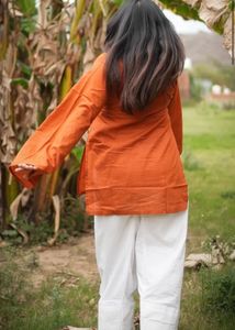 Elegant Orange Kurta