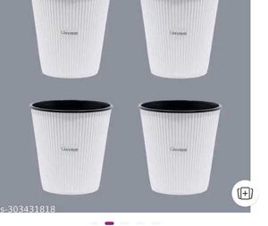 Stylish Black & White Planters