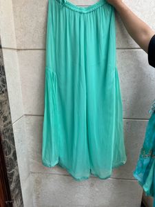 Sea Green Sharara Set With Gota Patti Work