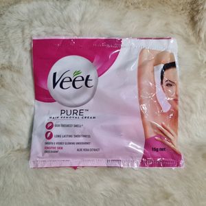 Combo Offer Of Bombae Face Razor &amp; Mini Veet Hair Removal Cream