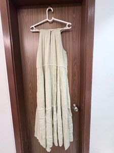 beautiful lime green maxi dress