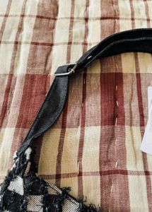 solid bucket shoulder bag