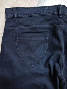 H.R.P. Brand Black Slim Fit Jeans