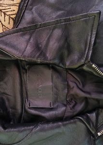 CODE Classic Black Leather Jacket