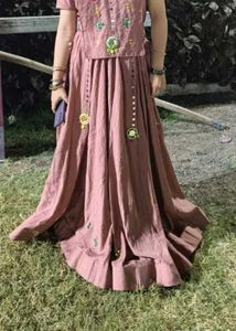 Embroidered Ethnic chaniya choli with Mirror Work