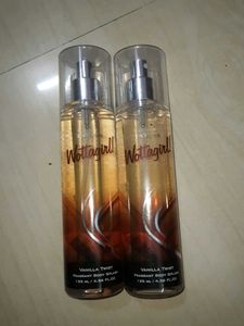 2x Wottagirl Vanilla Twist Body Mist