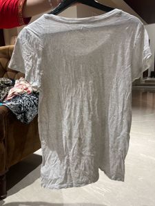 Gray Crew Neck T-Shirt