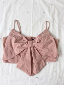 Pink Bow Camisole Top