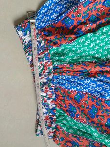 Boho Elephant Print Palazzo Pants
