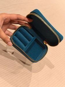 Travel Velvet Jewelry Organizer Box