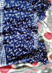 Floral &amp; Gingham Button Down Dress
